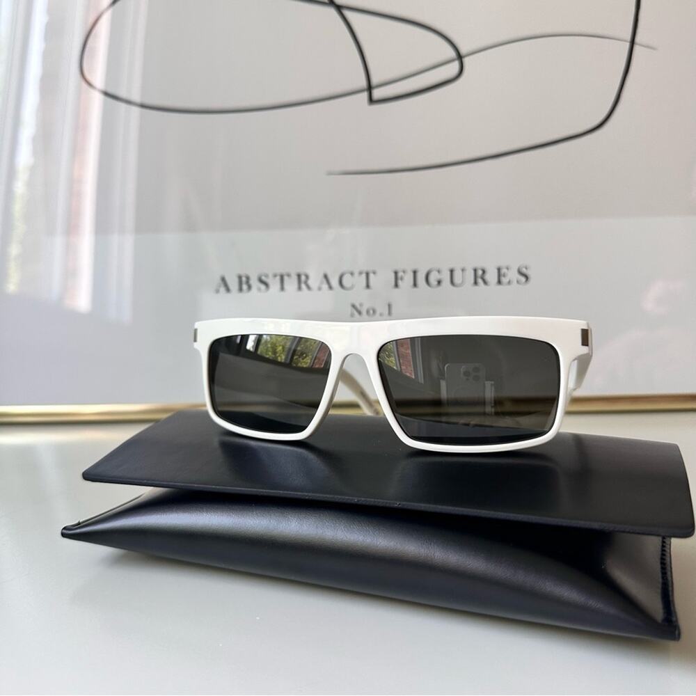 New Saint Laurent 57mm Square Sunglasses